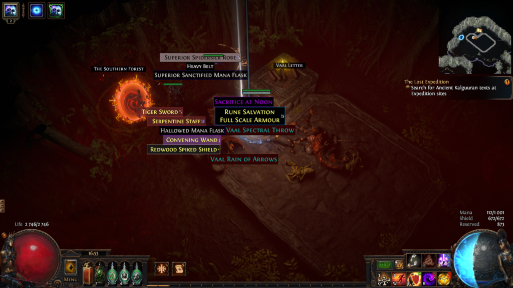 Path of Exile take new items