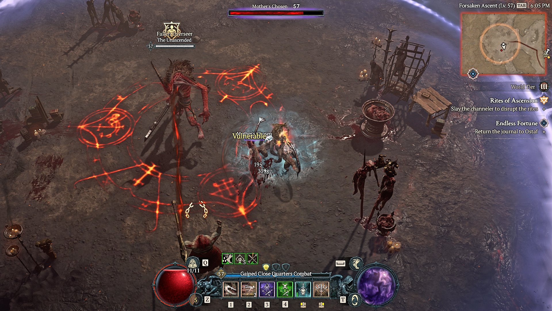 Screenshot from a recent run